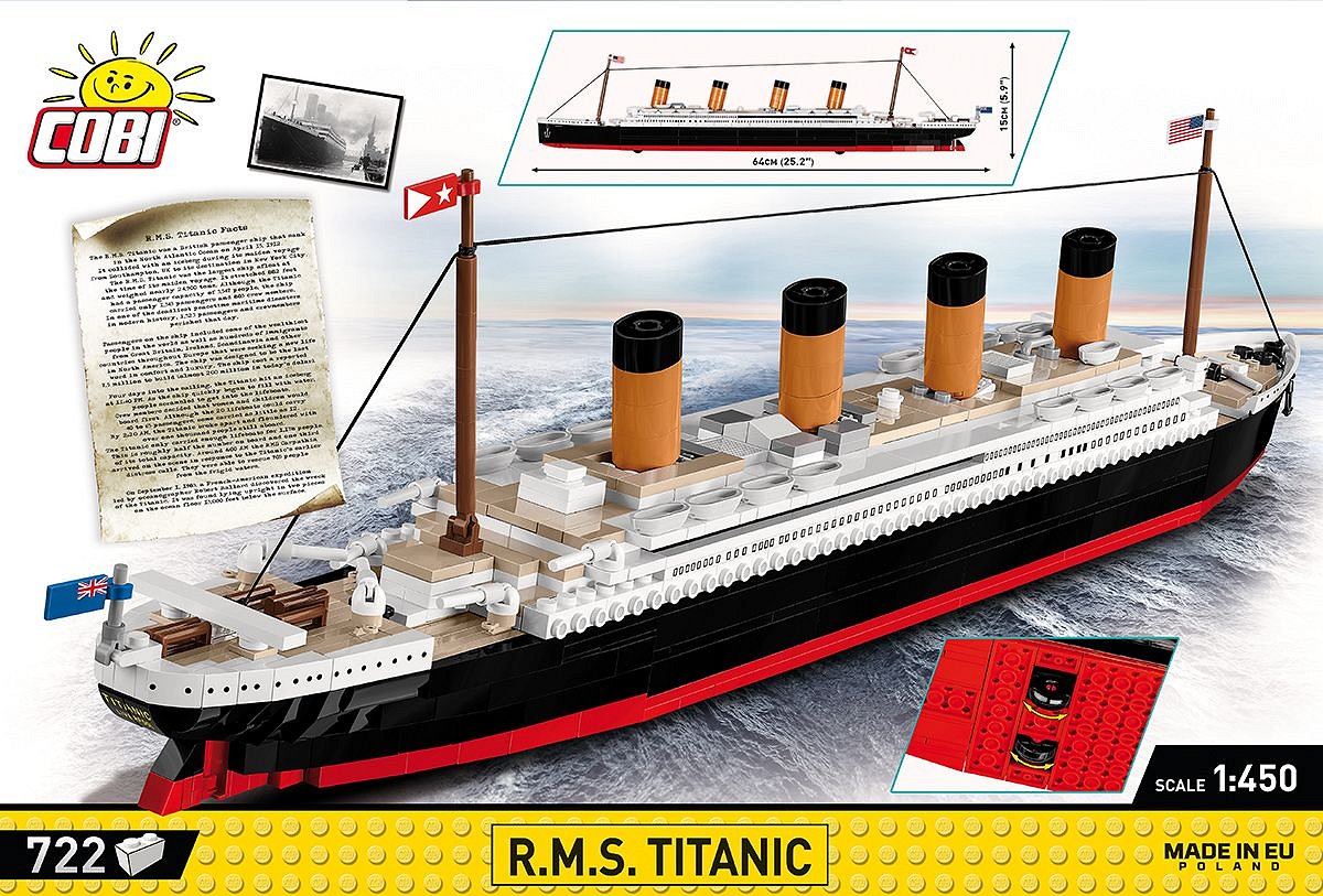 RMS Titanic 1 450 COBI 1929 Titanic Cobi.eu